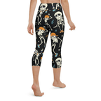 Dancing Skeletons Yoga Capris