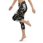 Dancing Skeletons Yoga Capris