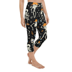 Dancing Skeletons Yoga Capris