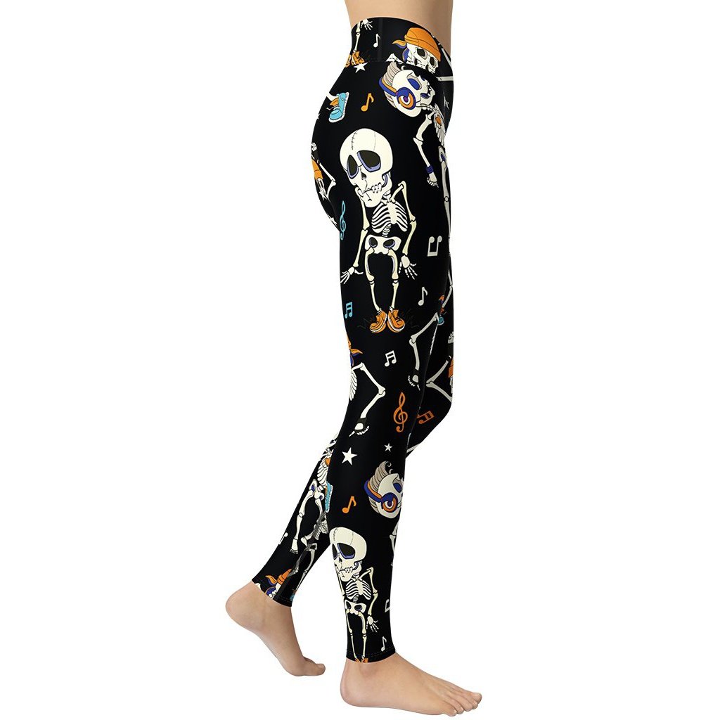 Dancing Skeletons Yoga Leggings