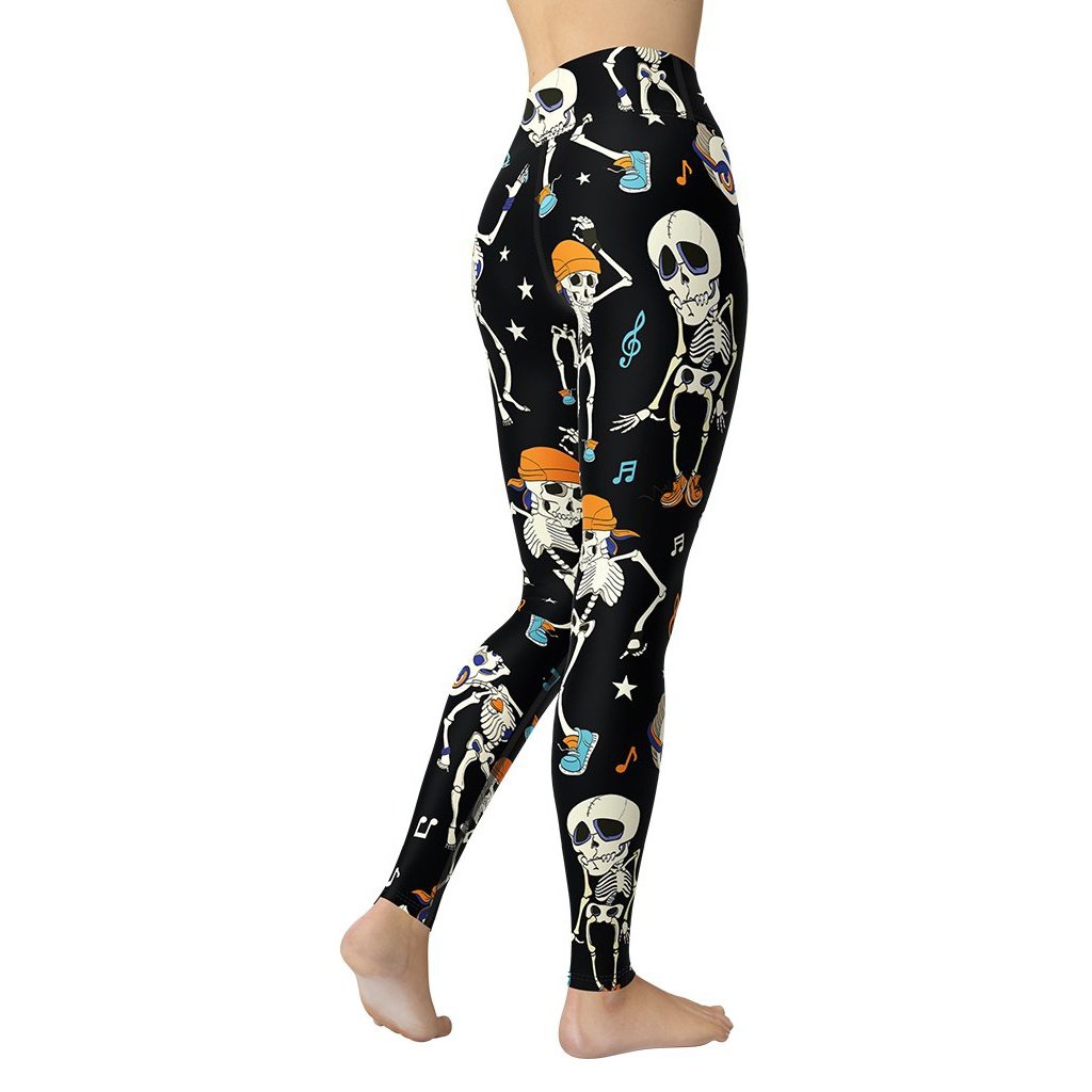Dancing Skeletons Yoga Leggings