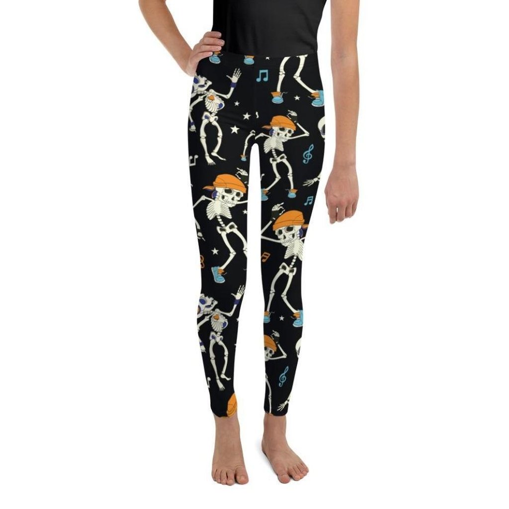 Dancing Skeletons Youth Leggings