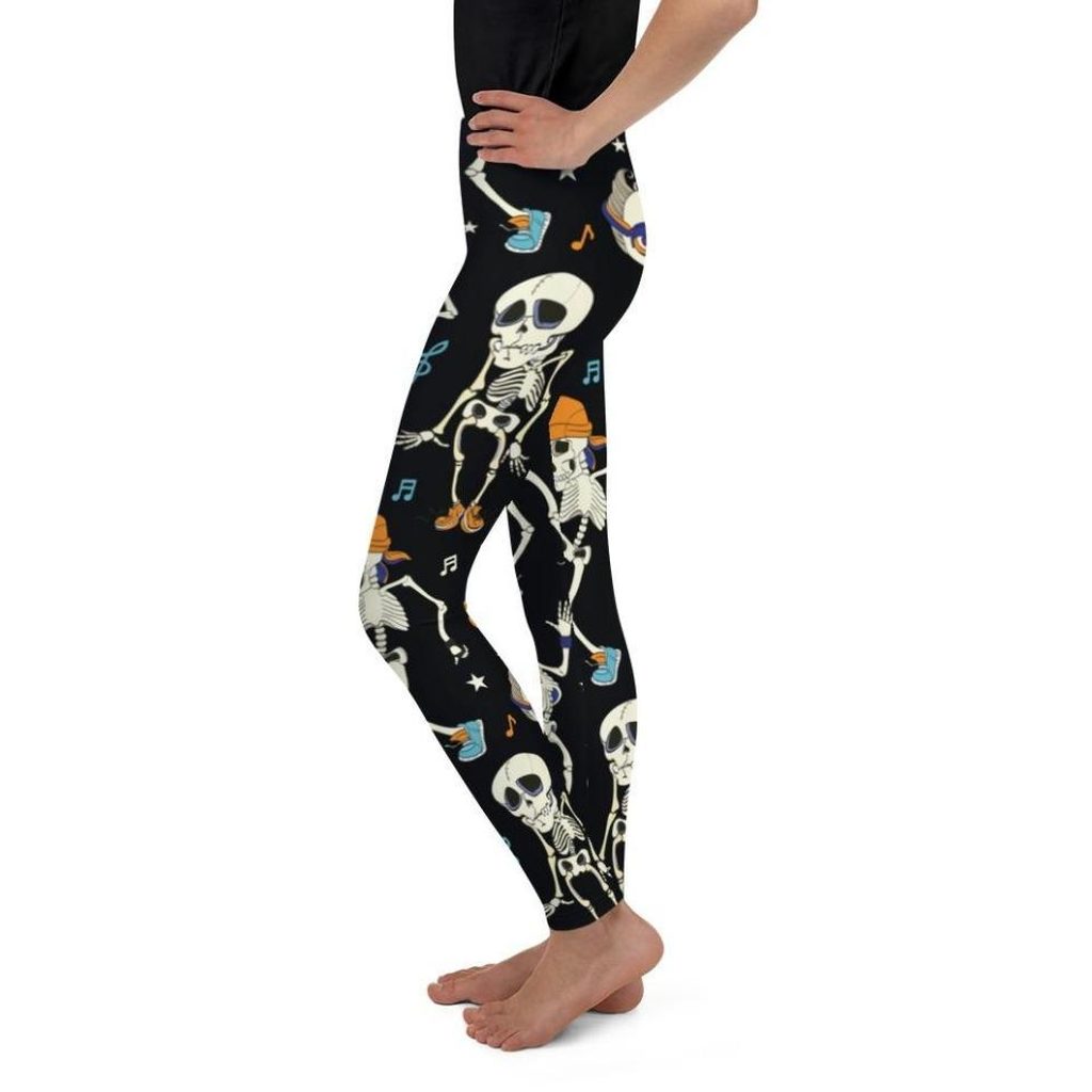 Dancing Skeletons Youth Leggings