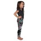 Day of the Dead Cat Print Kid's Leggings