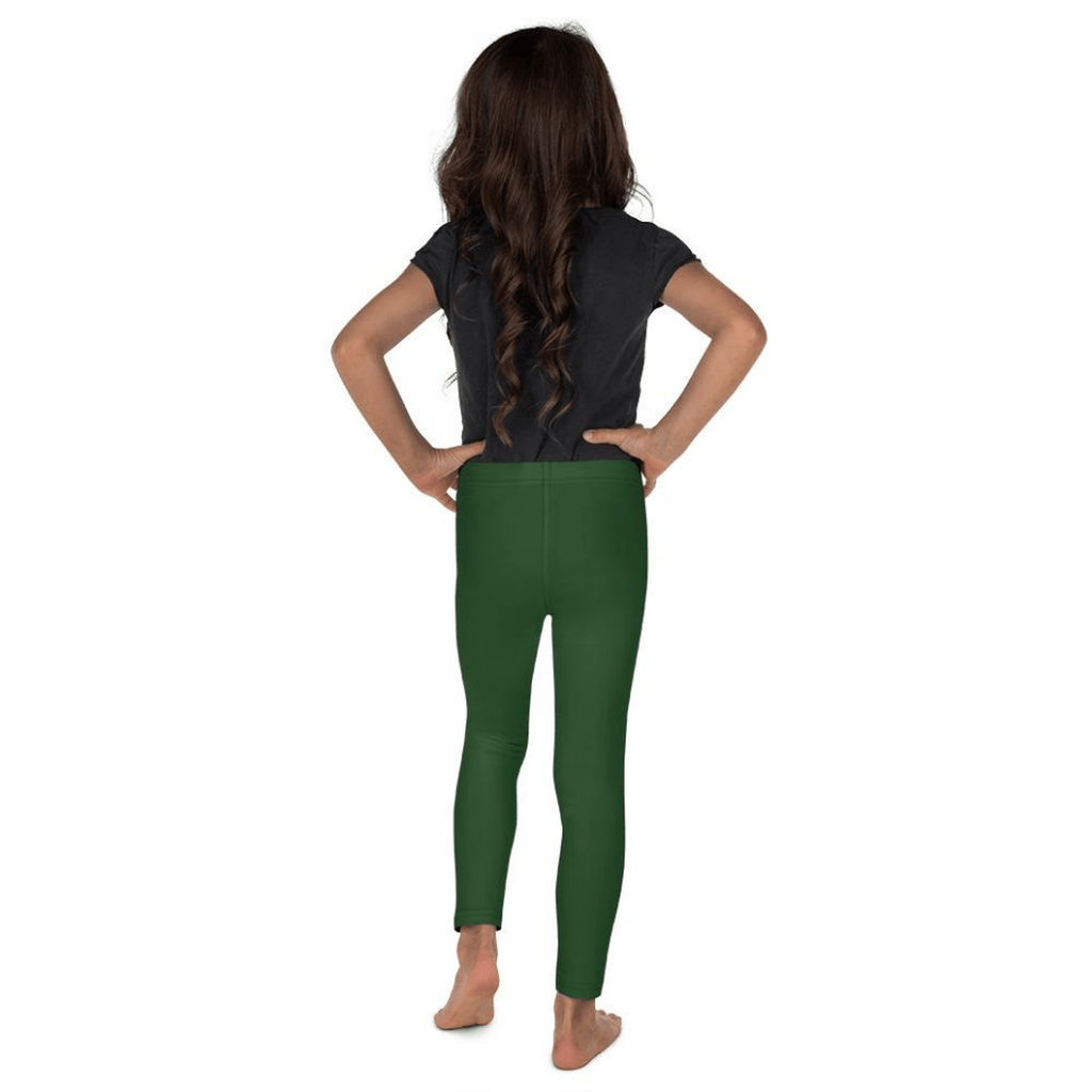 Deep Forest Green Kid's Leggings