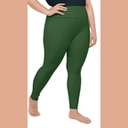 Deep Forest Green Plus Size Leggings