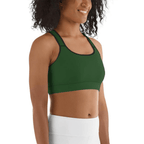Deep Forest Green Sports Bra