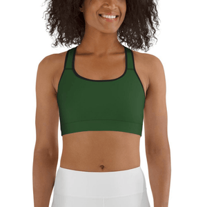 Deep Forest Green Sports Bra
