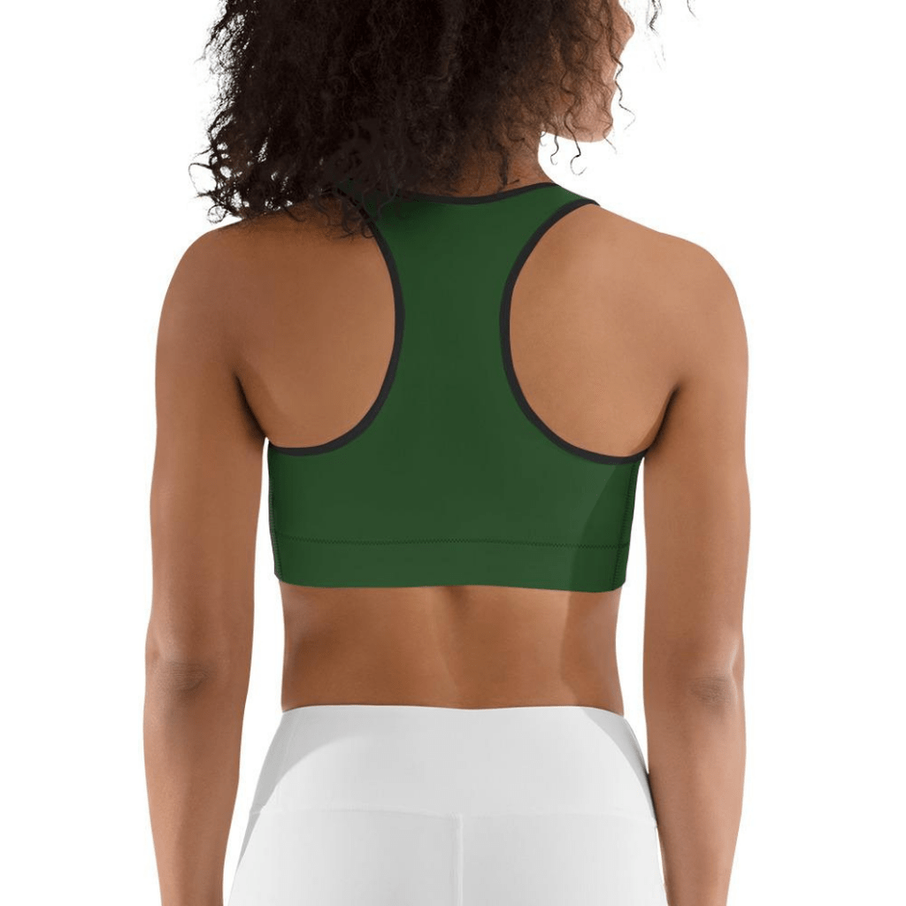 Deep Forest Green Sports Bra