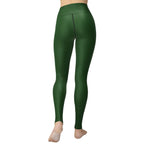 Deep Forest Green Yoga Leggings