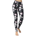 Delicate Skulls Yoga Leggings