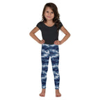 Denim Camo Print Kid's Leggings