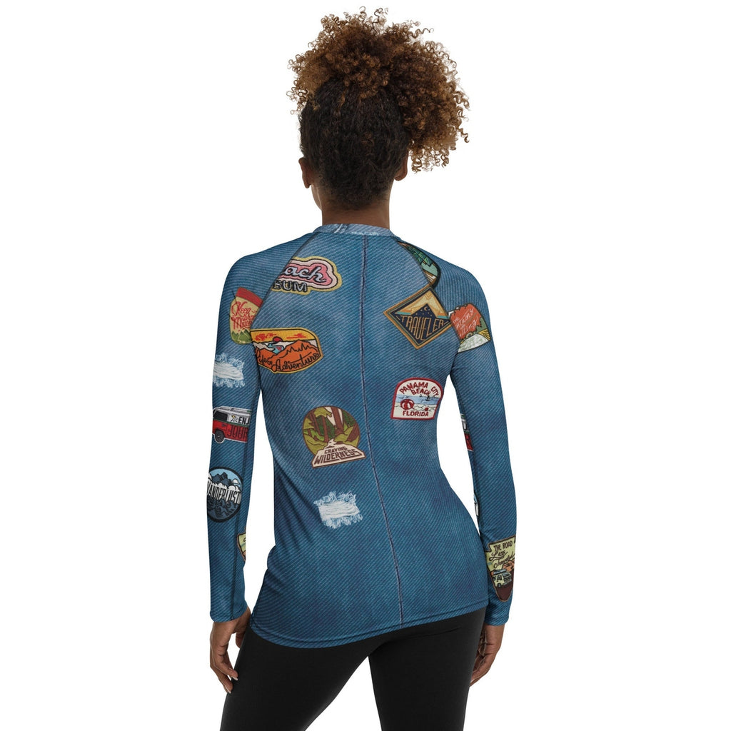 Denim Patch Rash Guard