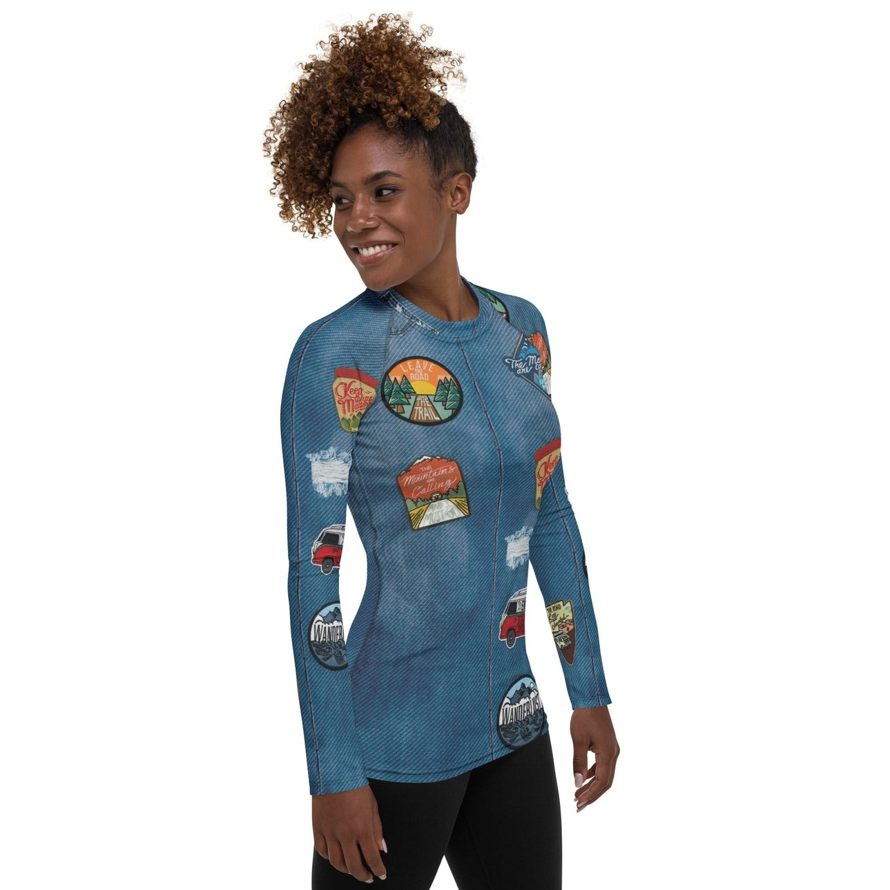 Denim Patch Rash Guard