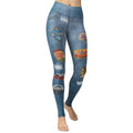 Denim Patch Yoga Leggings