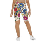 Dia de Muertos Biker Shorts