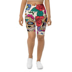 Dia de Muertos Biker Shorts