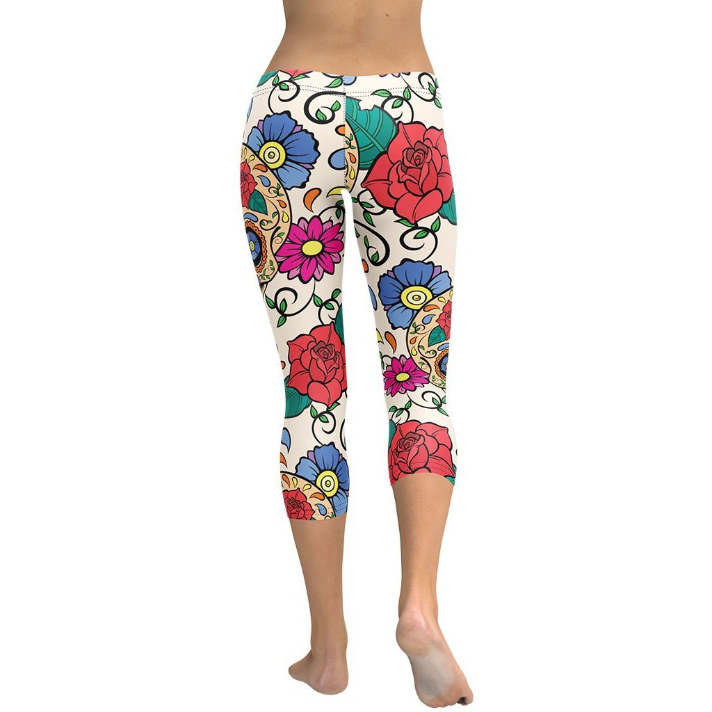 Dia de Muertos Capris