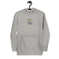 Don't Stop Until You're Proud  Embroidery Hoodie