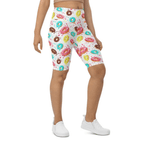 Doughnut Pattern Biker Shorts
