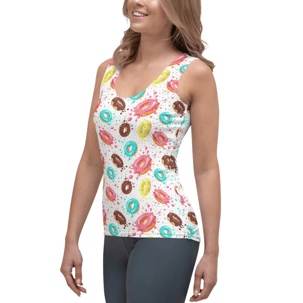 Doughnut Pattern Tank Top