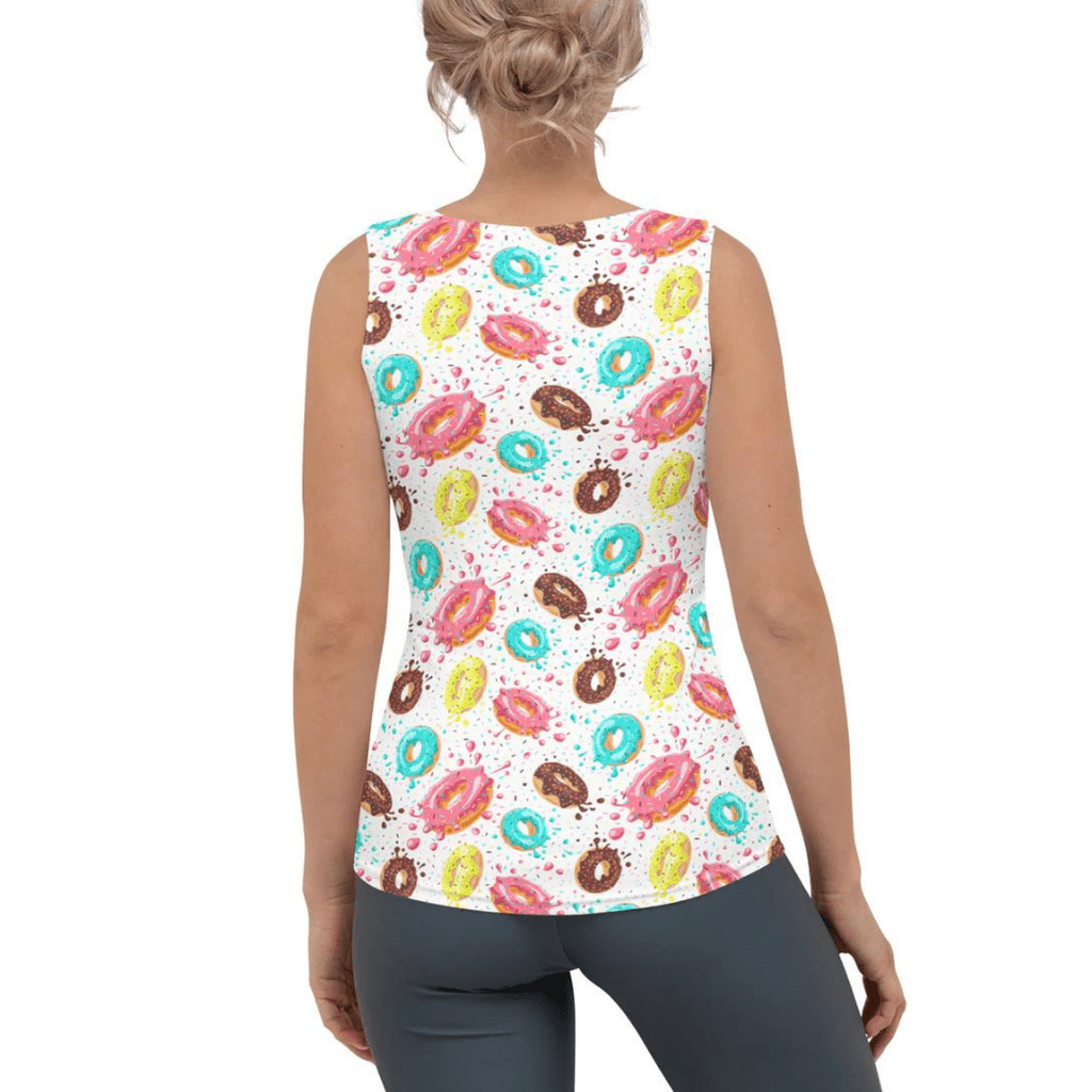 Doughnut Pattern Tank Top