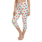 Doughnut Pattern Yoga Capris