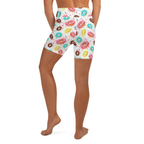 Doughnut Pattern Yoga Shorts