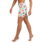 Doughnut Pattern Yoga Shorts