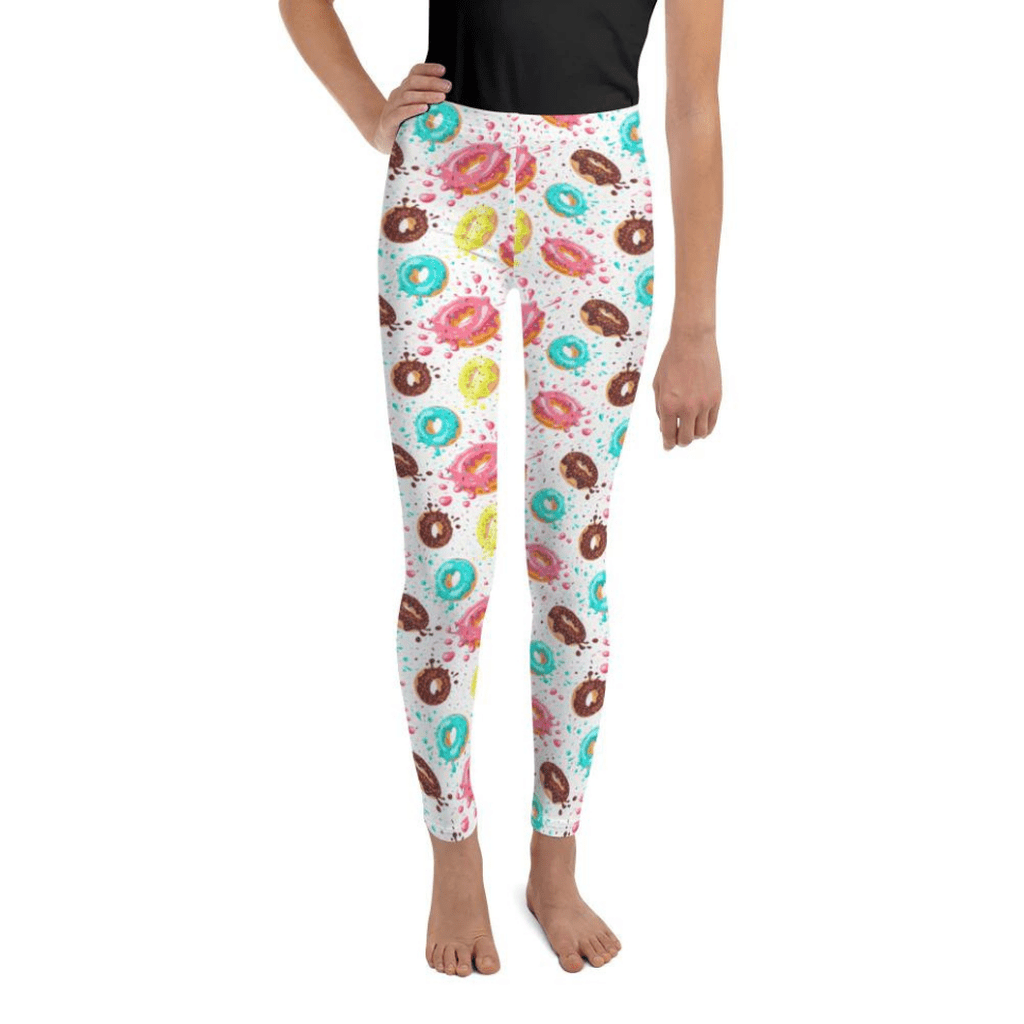 Doughnut Pattern Youth Leggings