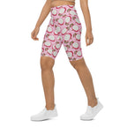 Dragon Fruit Pattern Biker Shorts