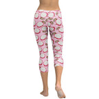 Dragon Fruit Pattern Capris