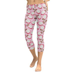 Dragon Fruit Pattern Capris