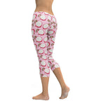Dragon Fruit Pattern Capris