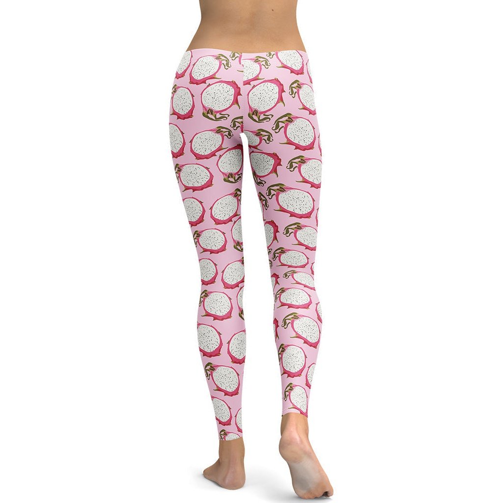 Dragon Fruit Pattern Leggings