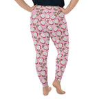 Dragon Fruit Pattern Plus Size Leggings