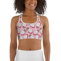 Dragon Fruit Pattern Sports Bra