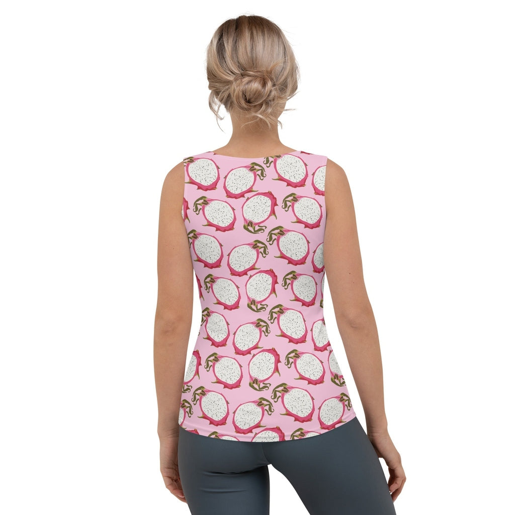 Dragon Fruit Pattern Tank Top
