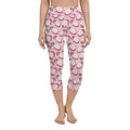 Dragon Fruit Pattern Yoga Capris