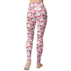 Dragon Fruit Pattern Yoga Leggings
