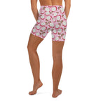 Dragon Fruit Pattern Yoga Shorts
