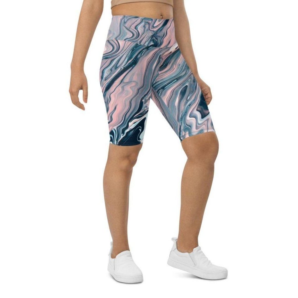 Dreamy Marble Biker Shorts