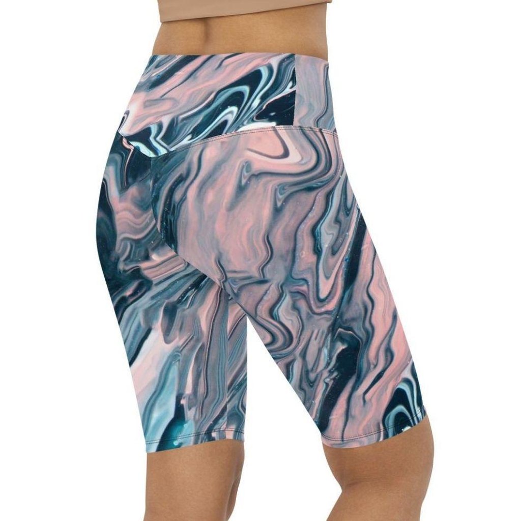 Dreamy Marble Biker Shorts