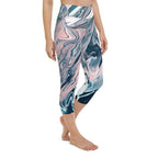 Dreamy Marble Yoga Capris