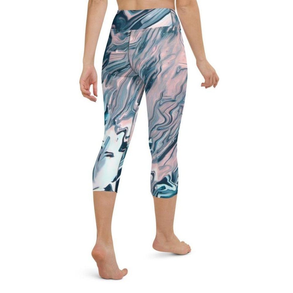 Dreamy Marble Yoga Capris