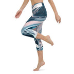 Dreamy Marble Yoga Capris