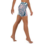 Dreamy Marble Yoga Shorts