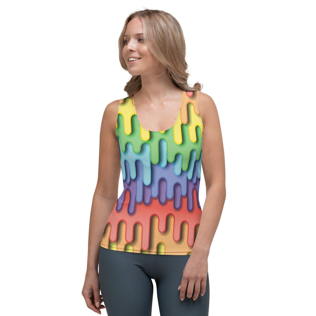 Dripping Rainbow Tank Top