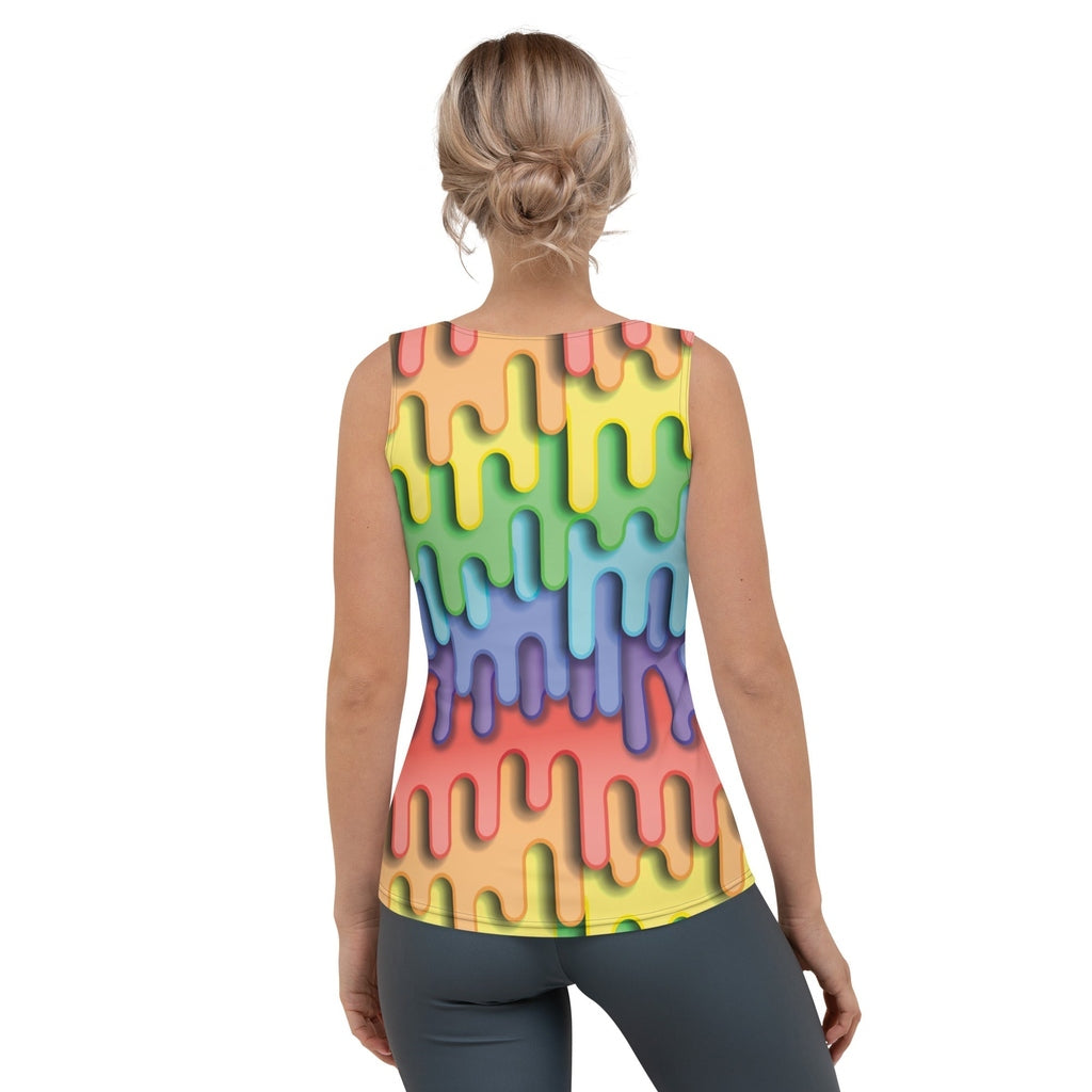 Dripping Rainbow Tank Top