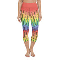 Dripping Rainbow Yoga Capris